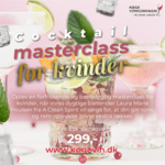 COCKTAIL MASTERCLASS FOR KVINDER - FREDAG  3. NOV. kl. 19.00